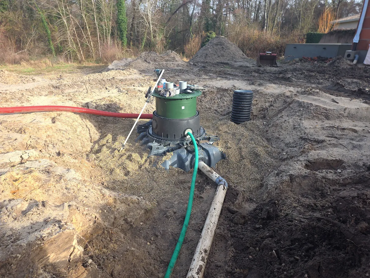 Installation de micro-station d'épuration en Gironde